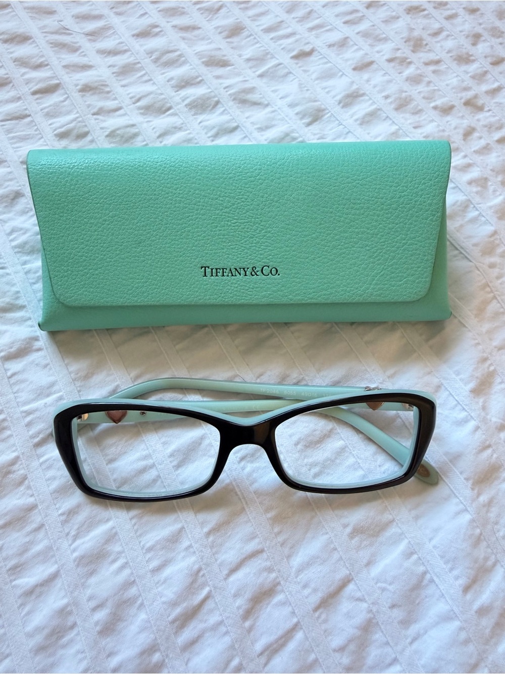 Tiffany & Co. Eyeglasses Frames Only, TF 2046 8055, 49-16-135, Black, Italy